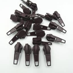10-100Pcs 3#/5# Nylon Coil Auto Lock Zipper Puller DIY Sewing Tool Zipper Slider 20 Colors