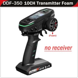 DUMBORC DDF-350 10CH RC Remote Controller 2.4G Digital Radio Transmitter Gyro Receiver for Drift Car Tank Boat Robot Toy Wltoy