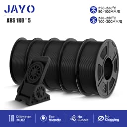 JAYO 3D Filament PLA Matte/ABS/SILK 1.75mm Minor flaws 5Rolls 3D Printing Good Liquidity For FDM 3D Printer Materials DIY Gift