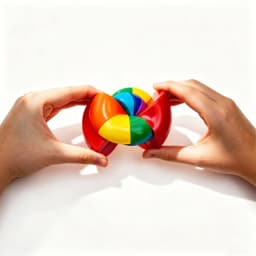 Rainbow Twist Puzzle Cube Speedcube Brain Teaser Educational Toys Creative Unique Gifts For Kids Adults Cubo Magico кубик рубик