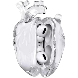 For AirPods Pro 3 Heart-Shaped Liquid Silicone Case, Cute Soft Protective Cover with Anti-Slip Design