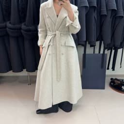 OFTBUY Women's Long Wool Coat Double Breasted Belted Waist Woolen Clothing Female Winter Warm Elegant Trench Style Outerwear