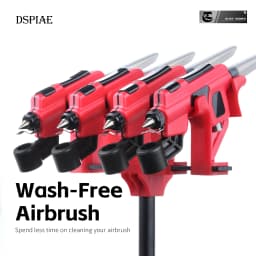 DSPIAE PT-AB Self Cleaning Airbrush No Clean Spray Pen for Gundam Scale Model Coloring Tools Easy to Spray Model Painting DIY