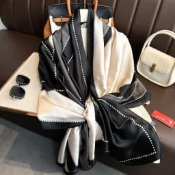 Luxury Design 180X90CM Long Shawls Beach Women Square Scarves Popular The Four Seasons Bandanna Sunscreen New Style Silk Scarf