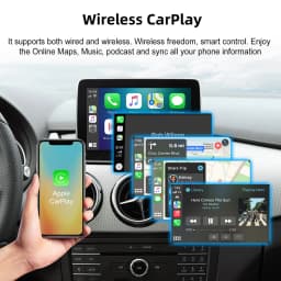 Wireless CarPlay Android Auto Decoder Box CarPlay Interface For Mercedes Benz GLE GLS CLS NTG 5.0 5.1 COMAND System 2014-2017