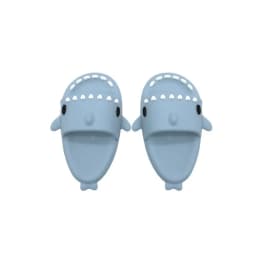 1 pair 1:12 Dollhouse Miniature Things Cute Shark Slippers Doll Shoes Suit For Ob11 1/12 Doll Gsc DOD, YMY Doll Accessories