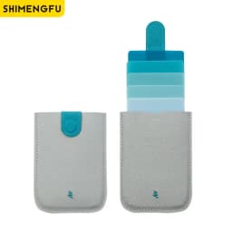 DAX V1 V2 V3 RFID Leather ID Card Holder Case Minimalist Portable Bag Men Bank Credit Card Cover Wallet Money Purse Women