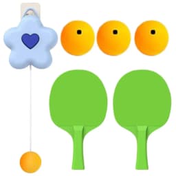 Table Tennis Trainer For Kids Hanging Pingpong Balls Training Device Portable Table Tennis Exerciser Self Workout Set For Kids