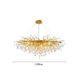 Luxury Crystal led Ceiling Lights Chandeliers Home Hanging Pendant Lamp Living Dining Room Bedroom Lustre Lampara techo
