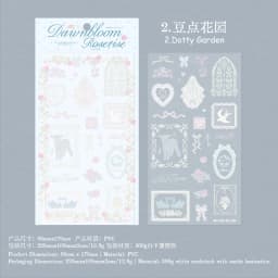 Journal GO Vintage Rose Transfer Stickers, Lace & Floral Frame Decals for Journaling, Scrapbooking, Planners & DIY Crafts