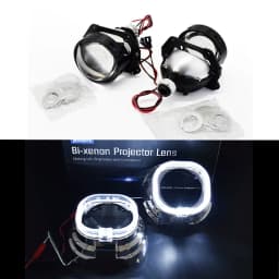 Ronan 40W 3inch Bi-Led Projector Lens 4.3K 6K 2000LUX for H1 H4 H7 9005/9006 Socket Car Headlight Retrofit Upgrade Full Kit