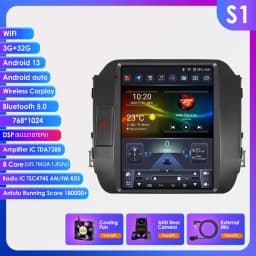 Hizpo 9.7" Car Radio Android 13 Auto For KIA Sportage 3 2010-2016 2din Multimedia Video Player Stereo Carplay Gps