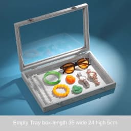 Jewelry Storage Box Large Capacity Ring Box Earrings Earrings Necklace Bracelet Pendant Box Hand Jewelry Jewelry Display Box