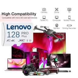 Lenovo A2 V30 U3 EVO plus Micro SD Card - 32GB 64GB 128GB 256GB 512GB Class10 TF Memory Card with 250MB/s Read Speed