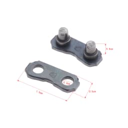 10 Sets 0.325'' Chainsaw Chain Joiner Link Repair Preset Straps For Joining 325 058 Chain Chainsaw Breaker Joiner Mending Kit