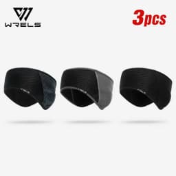 WRELS Thermal Winter Fleece Ear Warmer Headband Windproof Stretch Ear Cover Running Cycling Skiing Cold Weather Sports Ear Cover