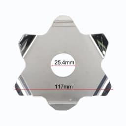 For CG94 Disc Mower Anti-Winding Auxiliary Blade Mower Parts Mower Does Not Wrap Mower Head Blade Garden Tools
