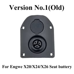 Engwe X20/X24/X26 Ebike Battery Accessories For Engwe X20 X24 X26 Seat Battery Frame Battery Cable Discharger Port Battery Tongs