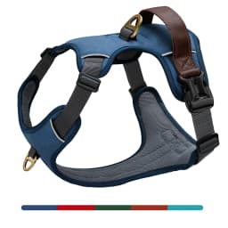 Vintage Dog Harness Durable PU Leather Dog Harnesses Breathable Pet Vest With Control Handle Retro for Small Medium Large Dogs