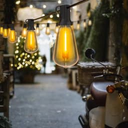 String Light Festival Light ST38 100FT 50Bulbs Indoor Retro Light String Garden Decoration String Light