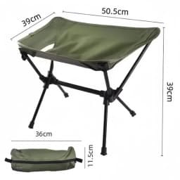 Outdoor Tactical Folding Stool Portable Ultra Light Aluminum Alloy Moon Chair Camping Fishing Stool Picnic Chairs