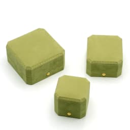 Green Ring Holder Jewelry Storage Case Pendant Box Accessories Necklace Bracelet Bangle Packaging
