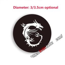 Fan Logo Sticker Graphics Card Computer Host Chassis Laptop Hall of Fame Player Country ROG