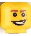*Minifigs Male printed Head*20pcs DIY enlighten block brick part No. Compatible With Other Assembles Particles