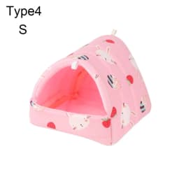 Comfortable Hamster House Small Animal Sleeping Bed Soft Guinea Pig Nest Warm Mat Mini Cage For Rabbit Squirrel Mat