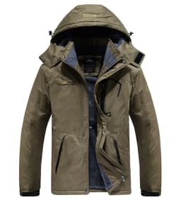 Men Thick Windproof Waterproof Jackets Men's Wool Liner Snow Ski Hooded Coats Male Parka Plus Size Winter Jacket