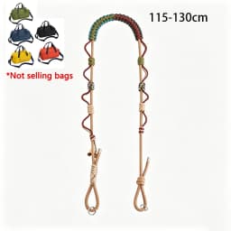 Outdoor Multicolor Rope Braided Bag Strap Handbag Modification Crossbody Strap Detachable Bag Shoulder Belt Strap Replacement