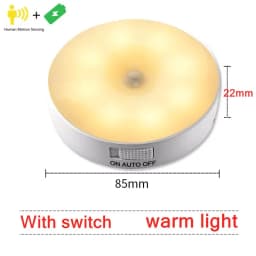PIR Motion Sensor 8LED LED Night Light Human Body Induction Wireless Detector Automatic Light On / Off For Home Bedside Lighting