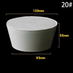 1~5pcs Rubber Stopper Bottle Tapered Hole Bung Plug Lab Test Tube Sealing Plugs -Various Sizes