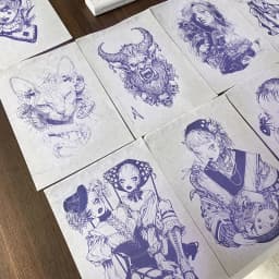 10/30/50/100Pcs Tattoo Transfer Pape A4 Size Stencil Paper Copy Paper Thermal Paper for Tattoo Transfer Tattoo Supplies