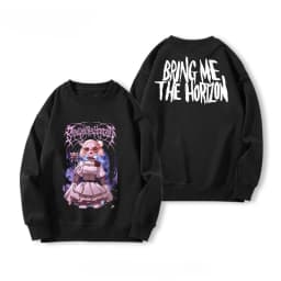 2026 BRING ME THE HORIZON BMTH Dead Core Band Peripheral Hoodies for Men and Women Autumn and Winter Fleece Jacket Trend