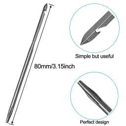 5Pcs Leather Sewing Awl Straight Needle for Sewing or Repairing Canvas Leather, Shoes Sewing Tools