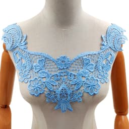 Water-soluble Lace Collar Embroidery Polyester Light Silk Fake Collar Fashion Elegant Hollow Corsage Collar Flower DIY Clothing
