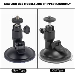 Universal Camera Car Mount Windshield Suction Cup Mount with Ball Head for Hero 12 11 for DJI Action 5Pro 4 for insta360 GO2 X4