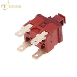 Power Switch Push Button KAN-L5 P12-2 Switch 8A 250VAC 2/4pin Self-locking for Water Heater Vacuum Cleaner