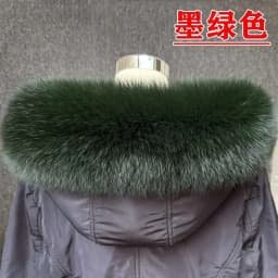 Real Fox Fur Collar Women Universal Hat Strip Down Jacket Fur Collar Winter Warm Fur Scarf Shawl Luxury Neck Warmer Fur Scarf