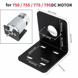 775 Motor Mount Bracket Universal Fixing Mounting Bracket for 750/755/775/795/895 DC Motors Nema 17 28/35/42 Stepper Motor
