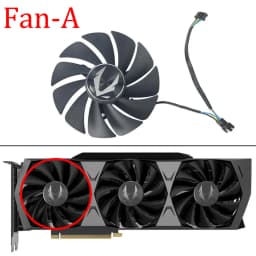 Video Card Fan For ZOTAC GAMING GeForce RTX 3070 Ti 3080 3090 Trinity OC 87MM GA92S2U RTX3070Ti RTX3080 RTX3090 GPU Cooler Fan