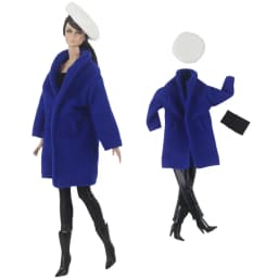 Handmade BABI CLOTHES Woolen Coat Outfit for 11.5 Inch 30cm Doll BJD Clothes Many Style Gifts for Doll Accessories #02