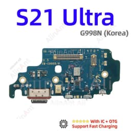 AiinAnt Dock USB Charger Board Connector Charging Port Flex Cable For Samsung Galaxy S21 Ultra Plus FE S21+ G998B G996U G991B