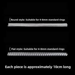 Invisible Transparent Silicone Ring Adjuster Elastic Band Size Modifier for Loose Rings Home Fabric Accessories DIY Sewing