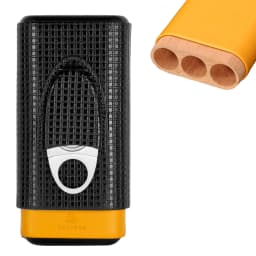 GALINER Luxury Cigar Box With Cutter Clipper Professional Portable Humidor Leather Tube Cigar Case Travel