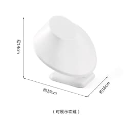 Pure WhiteJewelry Exhibitor Props Bracelet Earring Frame Wiredrawing Table Jewelry Tray Necklace Earring Ring Jewelry Display