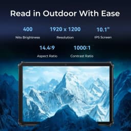 OUKITEL RT7 TITAN 4G Rugged Tablet 32000mAh Battery 24GB+256GB Dimensity 7050 Octa Core IP68/IP69K Waterproof 48MP Night Vision