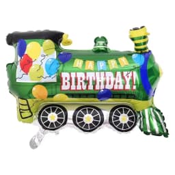 1Pc Cartoon Car Balloons train Fire Truck Tank Engineering Car Tractor Aluminum film balloon Birthday Party Baby Shower Toy