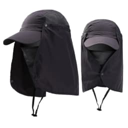 Men Women Wide Brim Sun Protection Hat with Neck Flap for Spring Summer Hiking Fishing UPF 50+ UV Protection Outdoor Cap